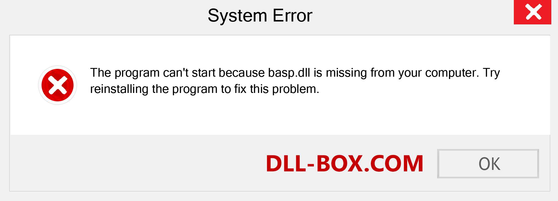  basp.dll file is missing?. Download for Windows 7, 8, 10 - Fix  basp dll Missing Error on Windows, photos, images